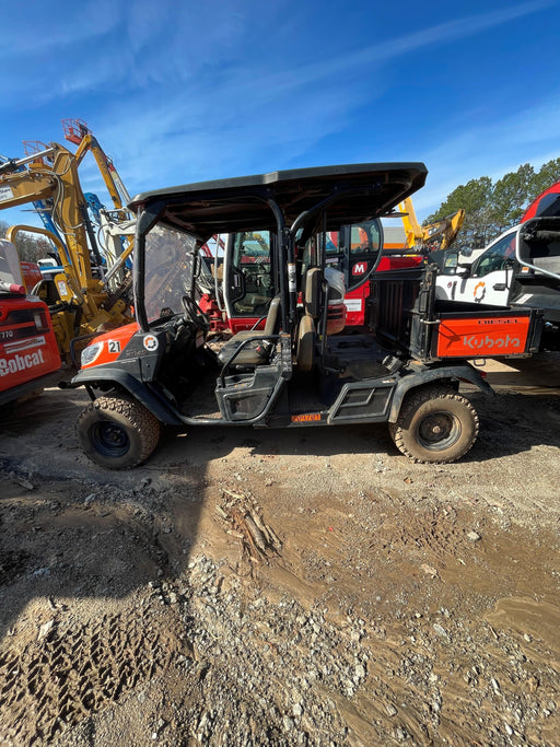 2022 Kubota RTV-X1140W-H Plastic Canopy, Windshield Acrylic Clear, LED Strobe Light, Wire Harness Kit, Back up Alarm