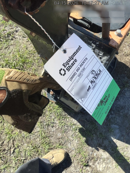 2023 Multiquip MV308GH Honda GX270, 18" Plate, Tachometer