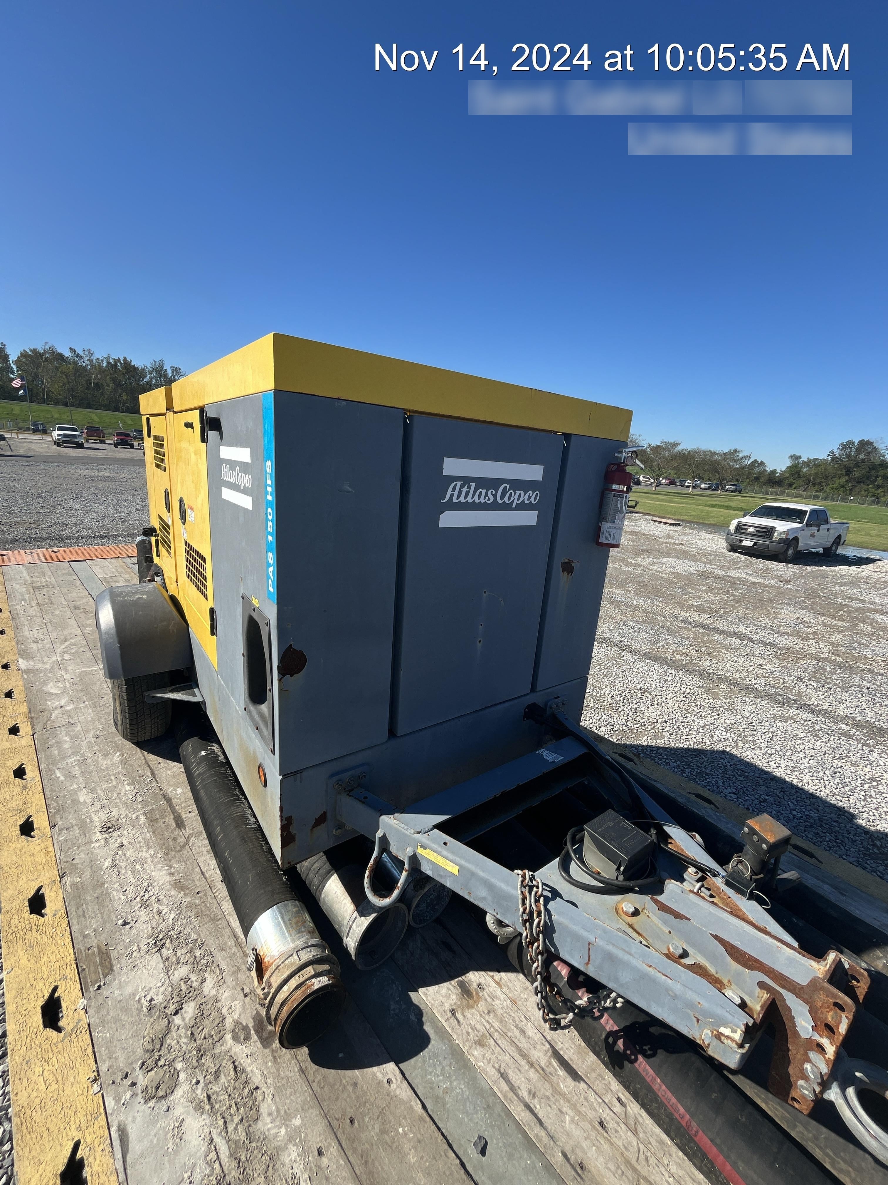 2020 ATLAS COPCO PAS 150 HF CS Enclosed