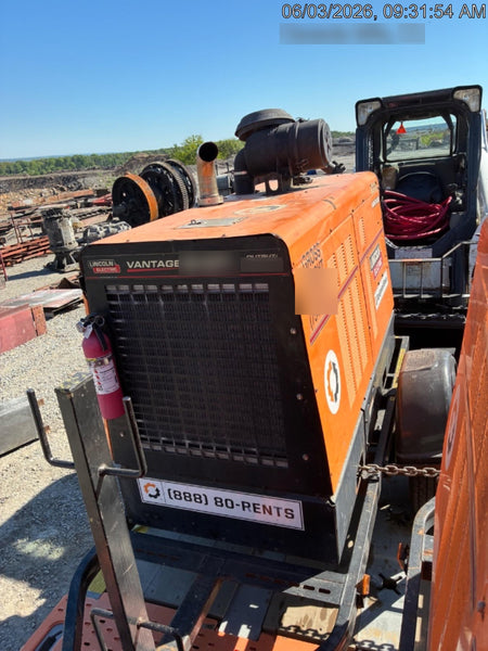 2021 Lincoln Electric Vantage 549X Ready Pak 3, ORANGE (includes trailer, cable rack, fender light kit)
