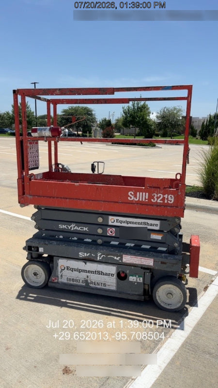 2019 Skyjack SJIII-3219 Standard Options, Trojan Batteries