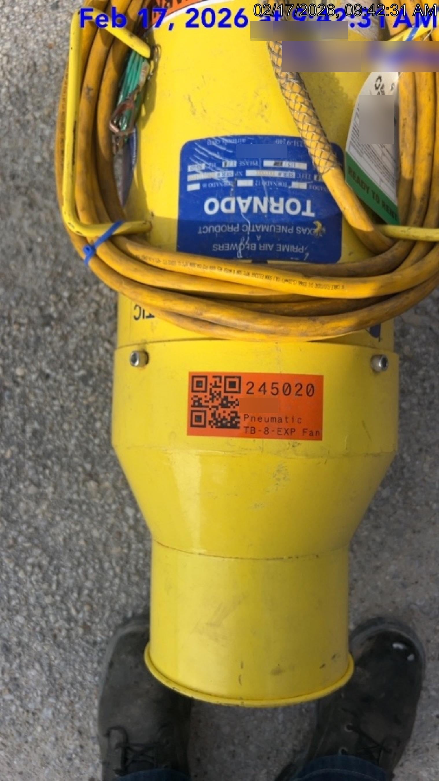 2021 TEXAS PNEUMATIC TOOLS, INC. TB-8-EXP