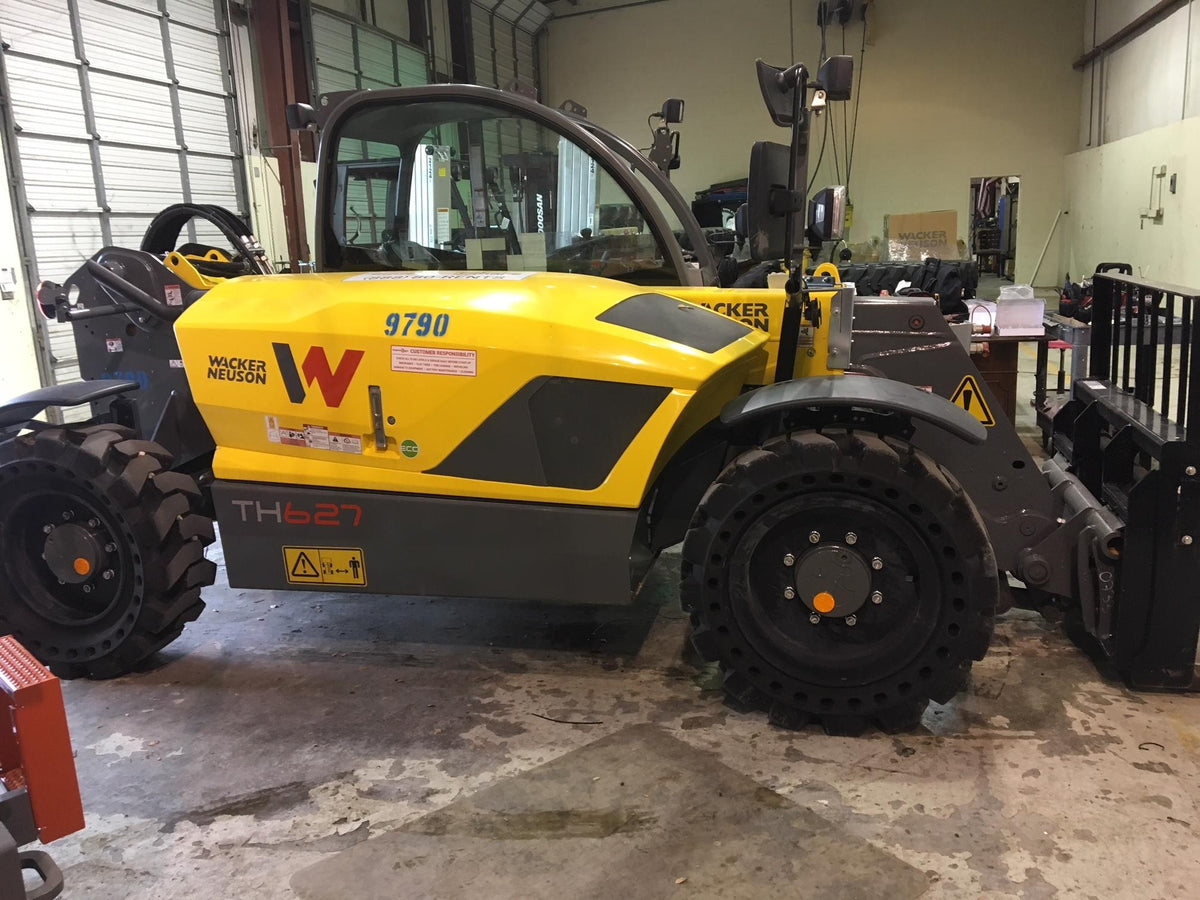 2018 Wacker Neuson TH627 Wacker Neuson TH627 Telehandler w/Canopy, Solid Tires, 48" Carriage and Forks