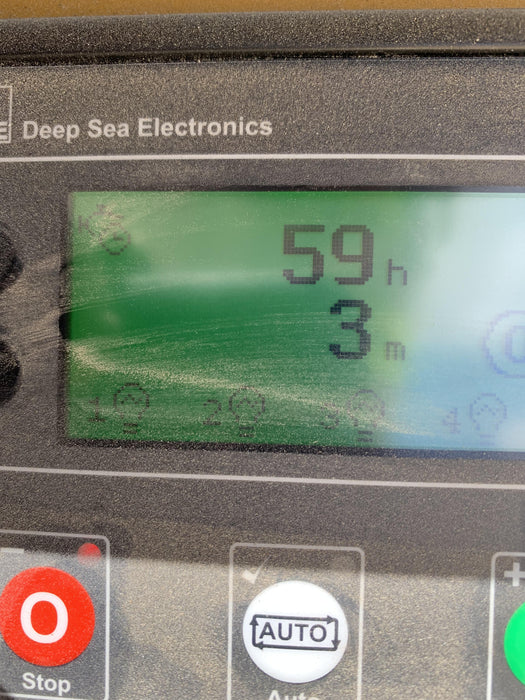 2022 Allmand NLV3GR (4) LED Light Fixture 350W, 23' Vertical Mast, 3kW Prime, Towable, Deep Sea L401, Leveling Jacks, Yanmar T4F 5.8hp