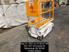 Custom Equipment HB-1430 Hy-Brid Scissor Lift
Platform capacity up to 670 lbs
Working height up to 20 ft
Weighs under 1,700 lbs
Non-marking wheels