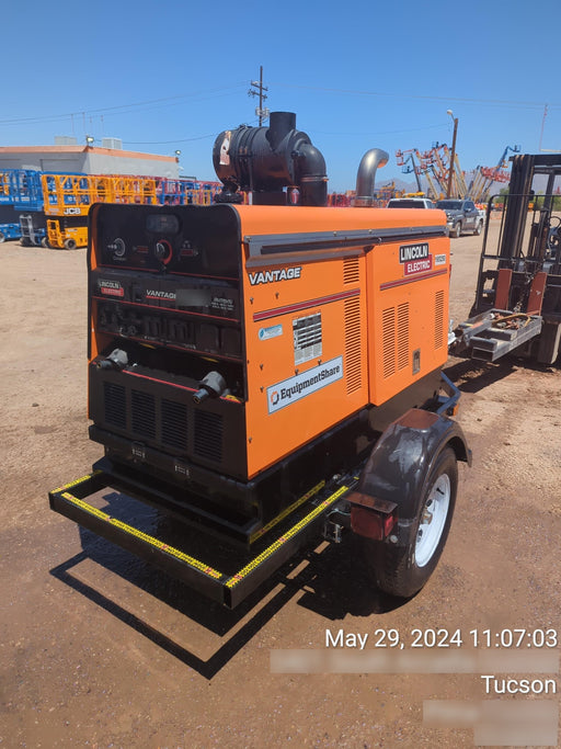 2021 Lincoln Electric Vantage 549X Ready Pak 3, ORANGE (includes trailer, cable rack, fender light kit)