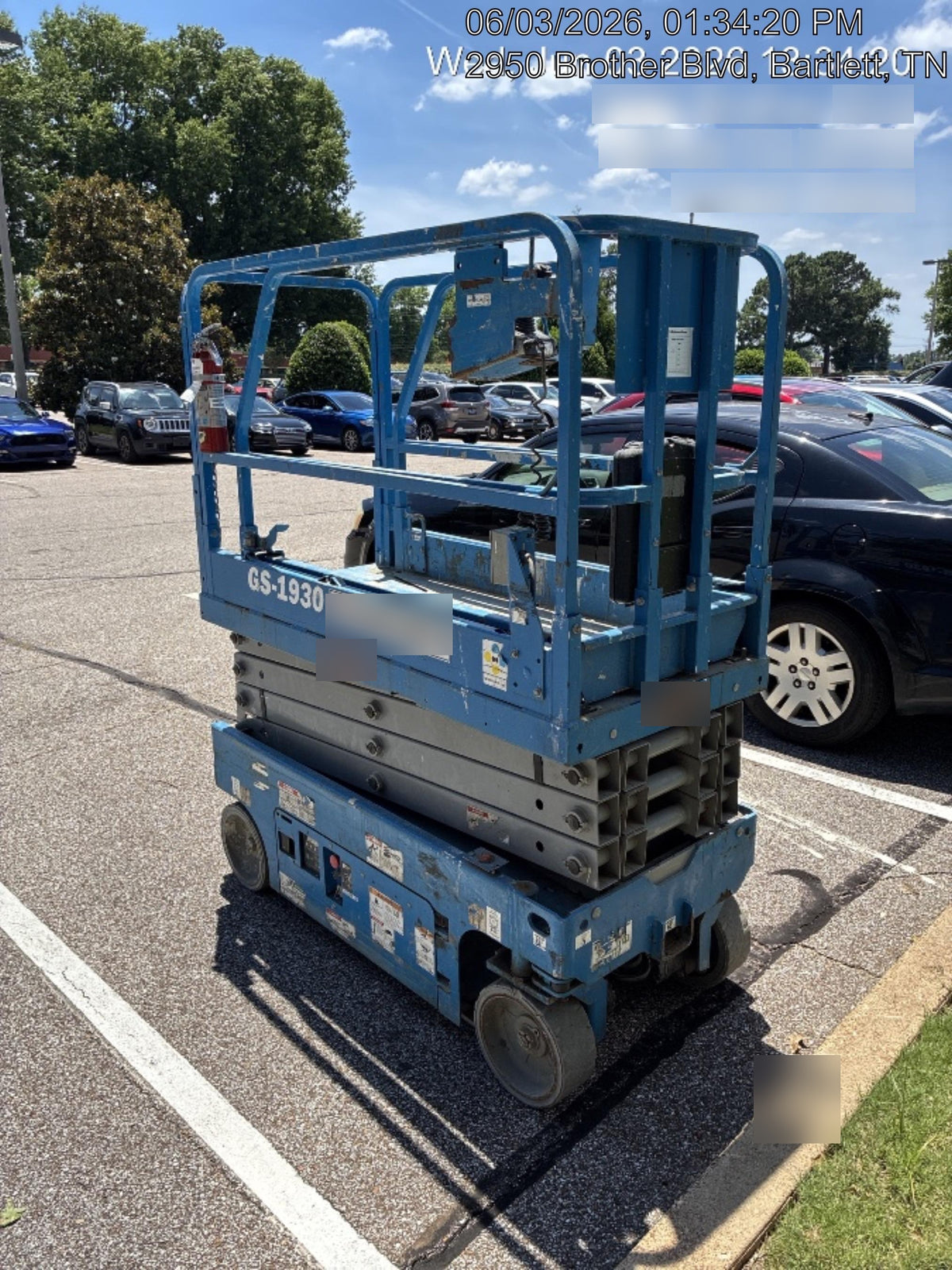 2019 Genie GS-1930 Fixed Rails with Chain Entry
