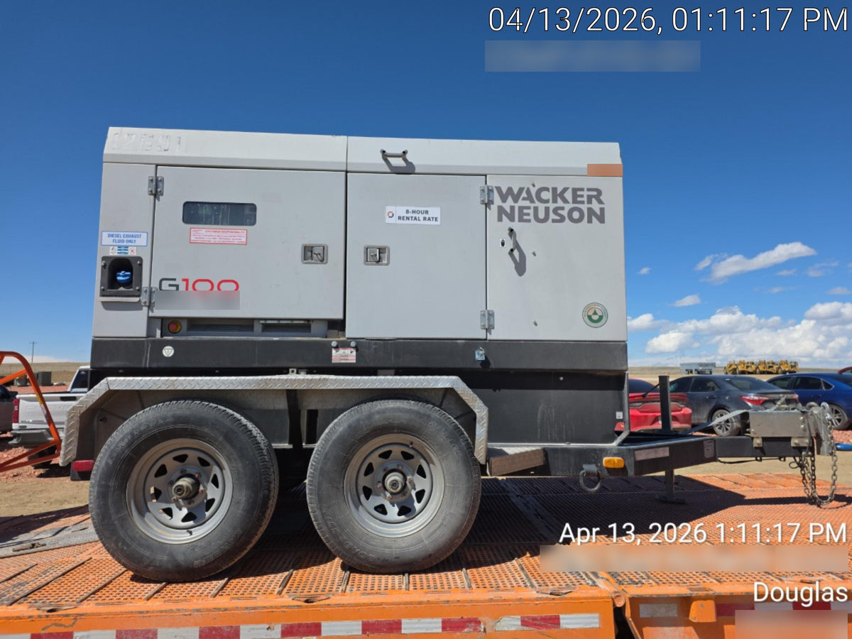 2018 WACKER NEUSON G100