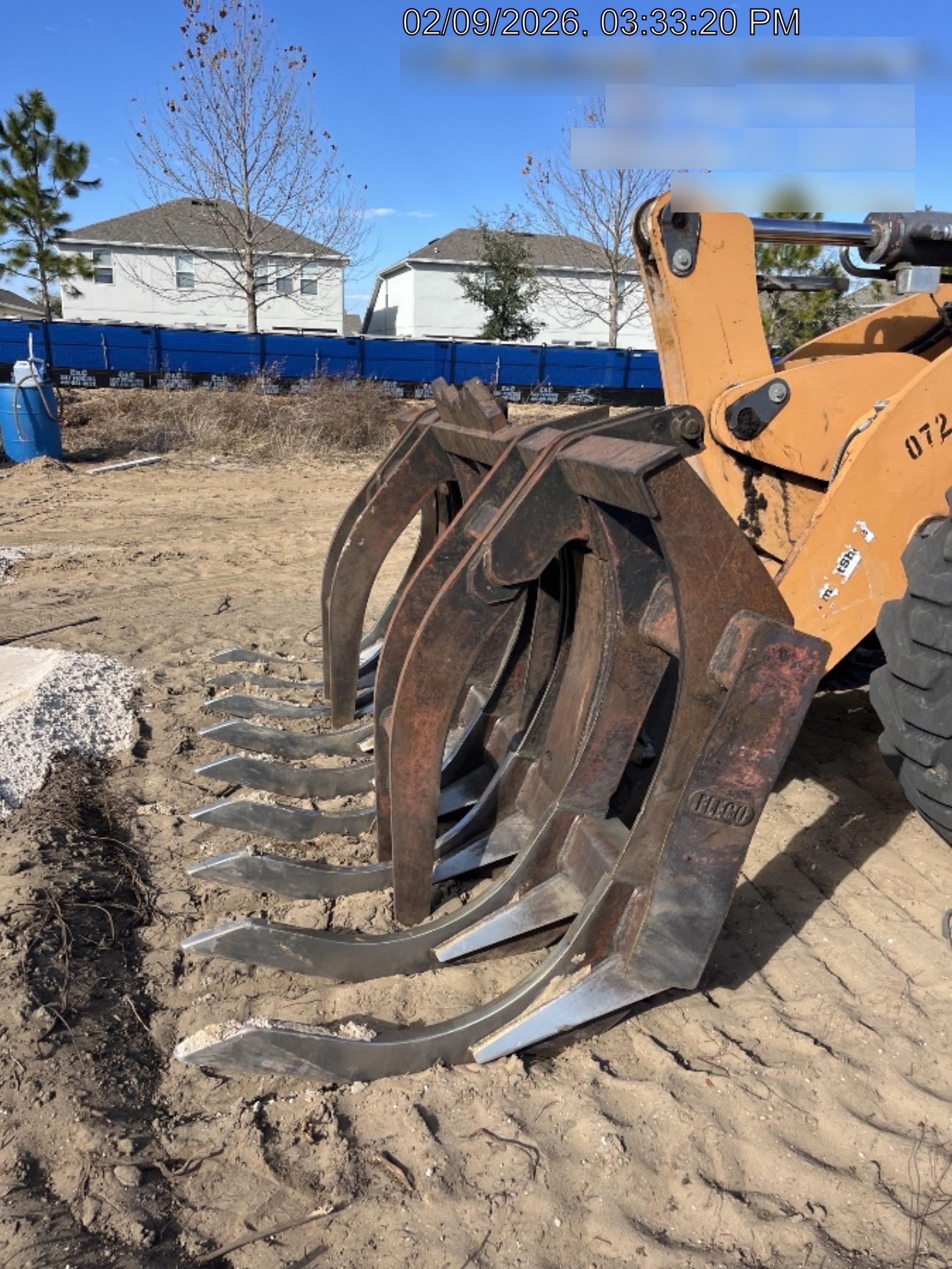 2021 FLECO 120" Grapple Rake - Fleco