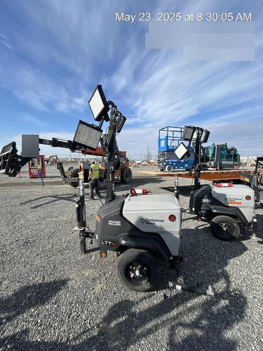 2024 Wacker Neuson LTT4 Diesel, Kohler KDW702, Deep Sea Controller, Auto Start, LED 320W, Bypass Outlet, T3