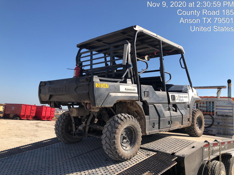 2018 Kawasaki MULE PRO-DX Kawasaki Mule 4x4 Diesel UTV w/Hard Top, No Windshield, No Doors, Beacon, Backup Alarm, ES Keypad/Hardware Installed