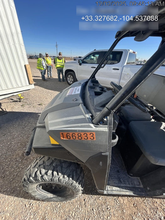 2021 Polaris Pro XD 4000D AWD Canopy, Diesel, 4-6 Passenger, LED Strobe, Rearview Mirror