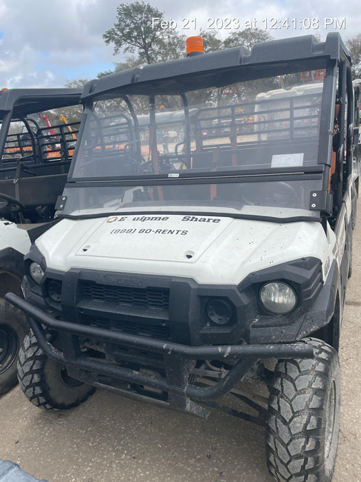 2022 Kawasaki Mule PRO-DXT Standard Options, Backup Alarm, Beacon, Plastic Hard Top, Poly Windshield, Horn Kit