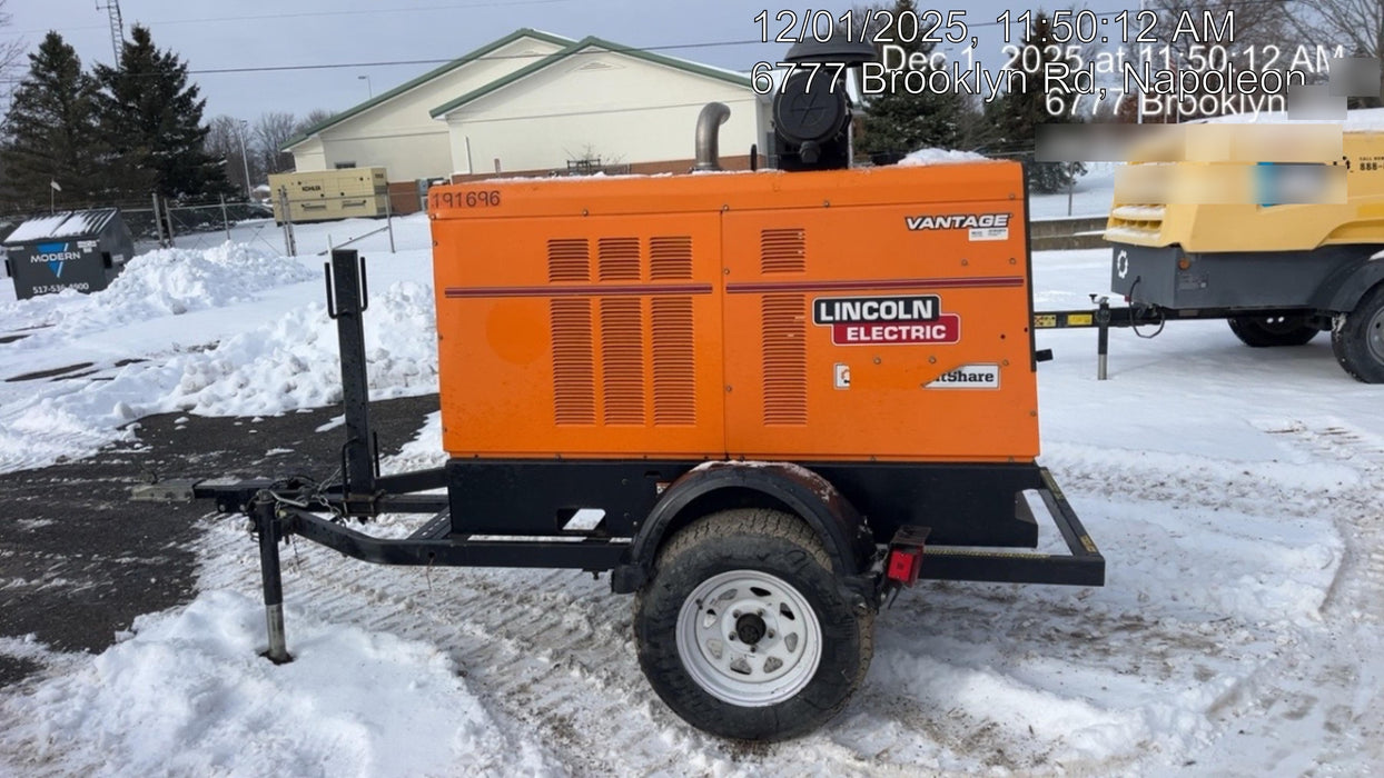 2021 Lincoln Electric Vantage 549X Ready Pak 3, ORANGE (includes trailer, cable rack, fender light kit)