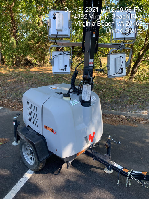 2020 Wacker Neuson LTV6K LTV6K-METAL HALIDE LIGHT TOWER 60HZ KUBOTA LED 300