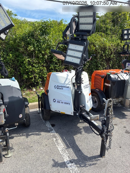 2023 Generac MLT2 Diesel, Flex Switch 120V Input, Powerzone Controller, 
(4) 320W LED Lights, 4kW Generator, 39.9 Gal Fuel Tank, 2" Ball, T3