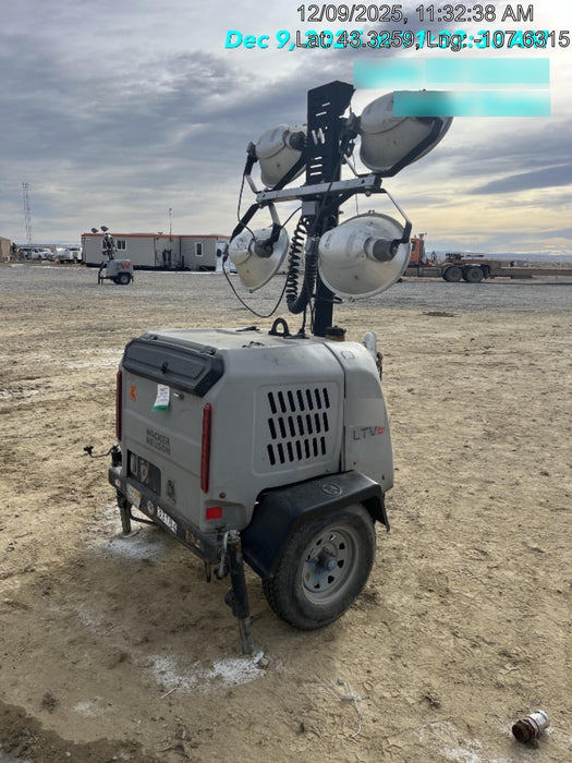 2019 Wacker Neuson LTV6L-MH Wacker Neuson LTV6L Mobile Light Tower w/Fuel Level Sensor Installed