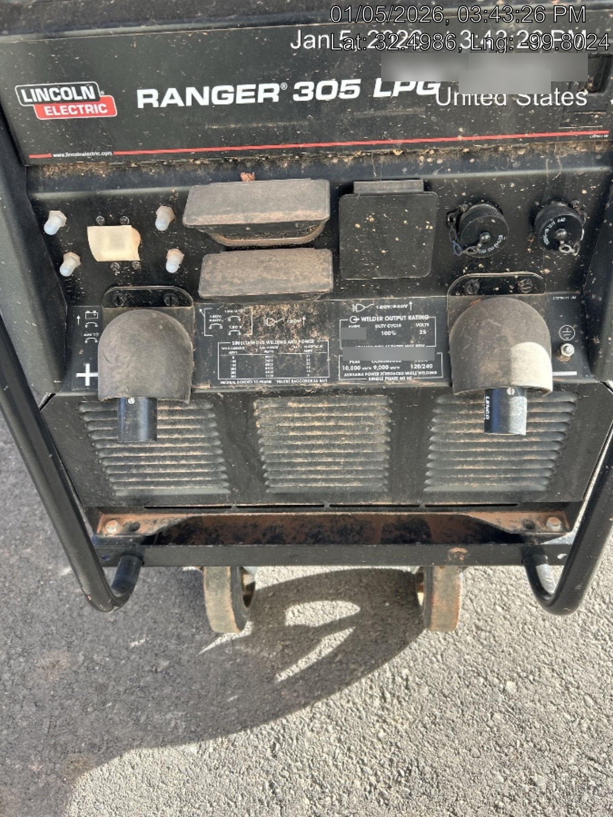 2025 LINCOLN ELECTRIC Ranger 305 LPG