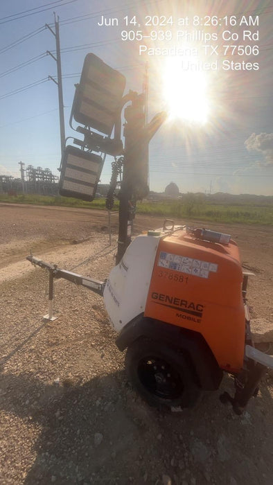 2023 Generac MLT2 Diesel, Flex Switch 120V Input, Powerzone Controller, 
(4) 320W LED Lights, 4kW Generator, 39.9 Gal Fuel Tank, 2" Ball, T3