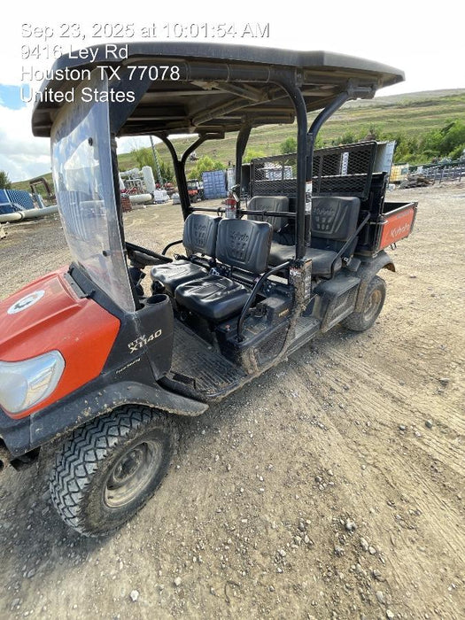 2021 Kubota RTV-X1140W-H Plastic Canopy, Windshield Acrylic Clear, LED Strobe Light, Wire Harness Kit, Back up Alarm