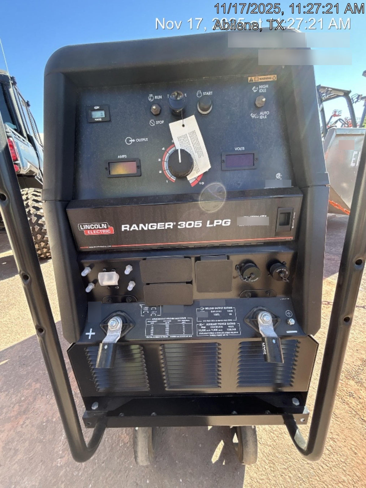 2025 LINCOLN ELECTRIC Ranger 305 LPG