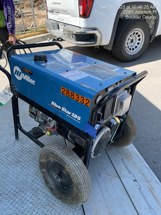 2023 Miller Electric Blue Star 185 Engine Driven Welder, Electric Start, 13 hp, Gas, 6,500 W Peak 907664