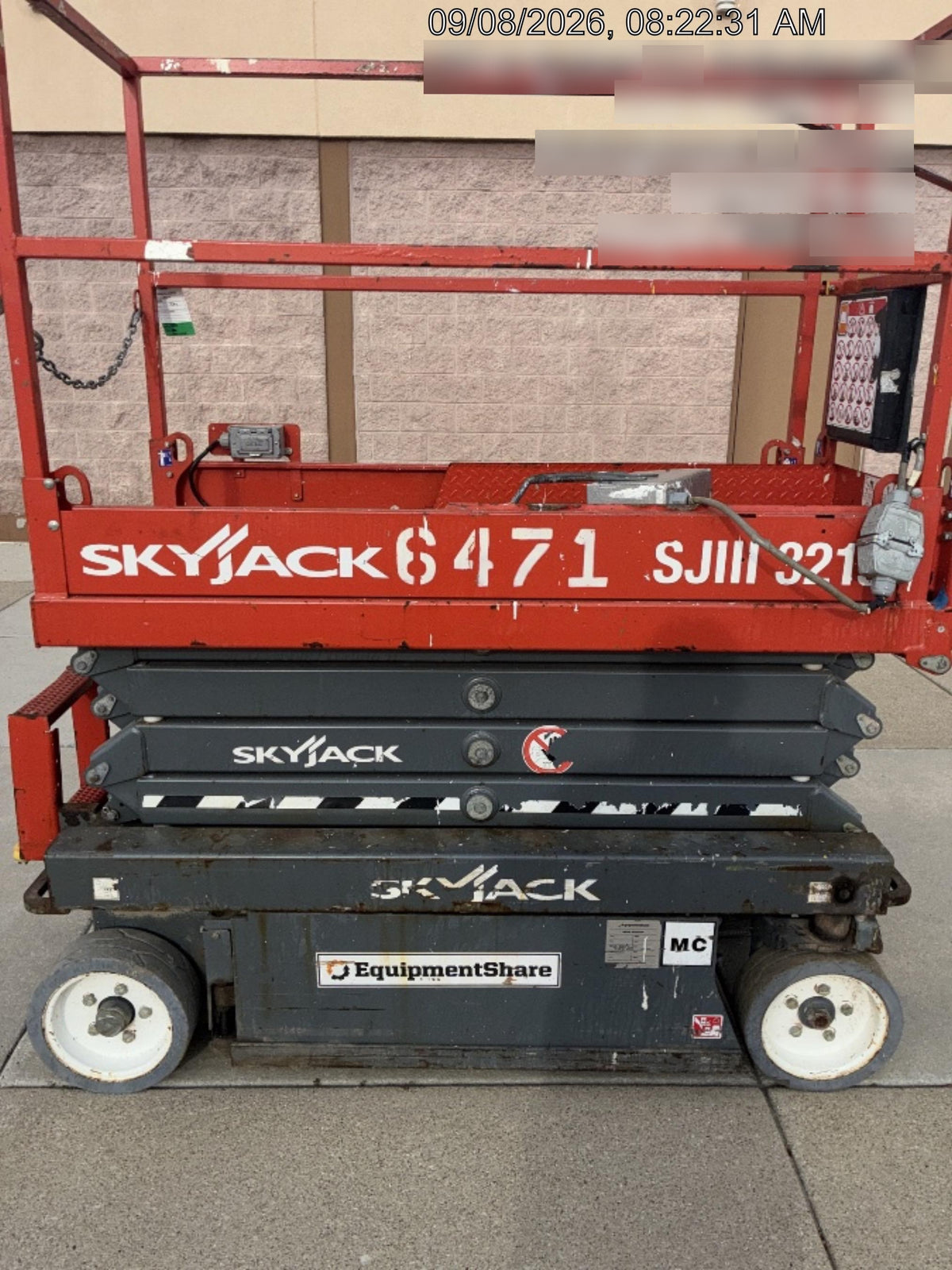 2017 Skyjack SJIII-3219 Skyjack SJ3219, Extended Warranty 5yr/5k hr