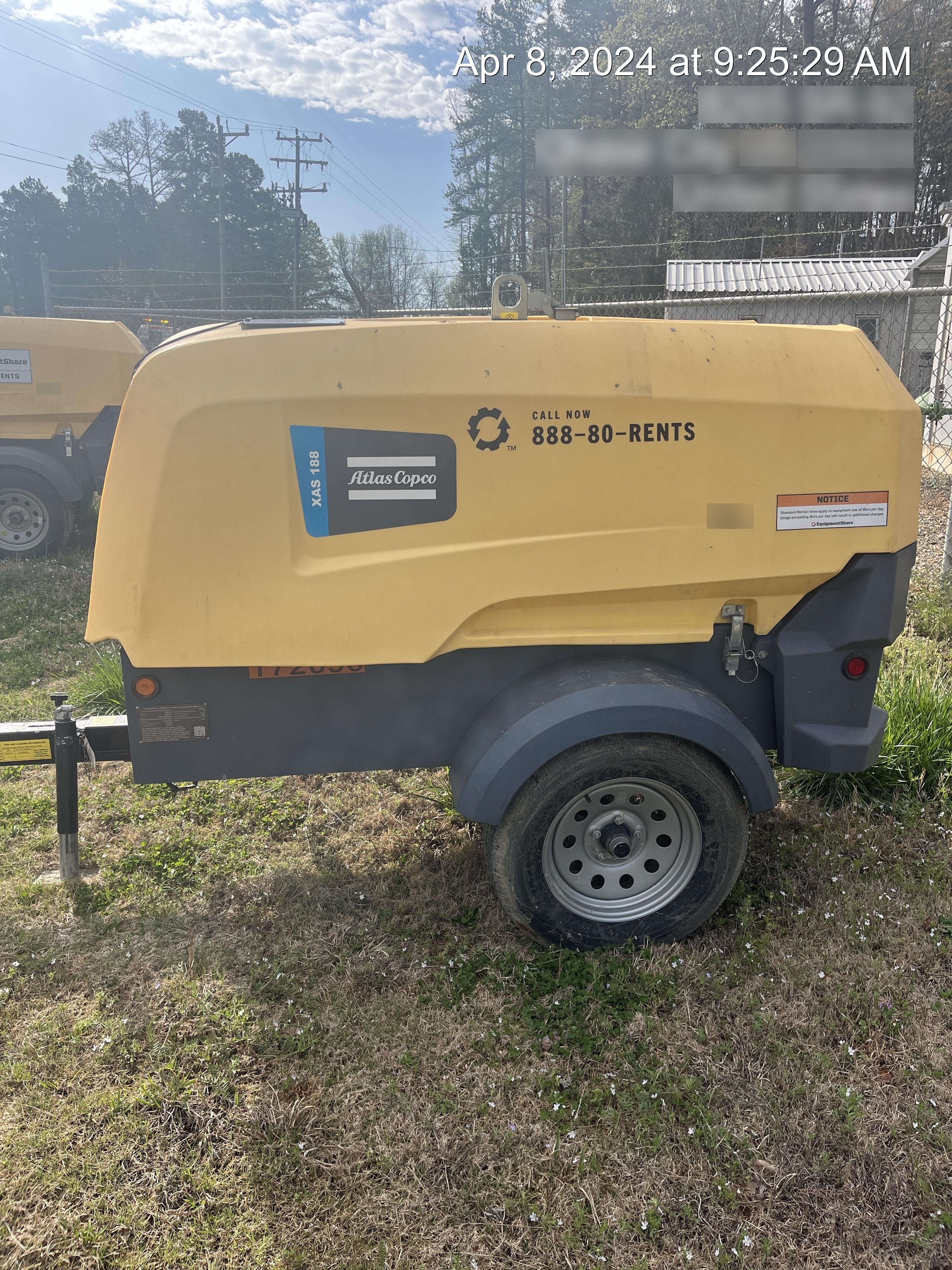 2021 ATLAS COPCO XAS188 CWK