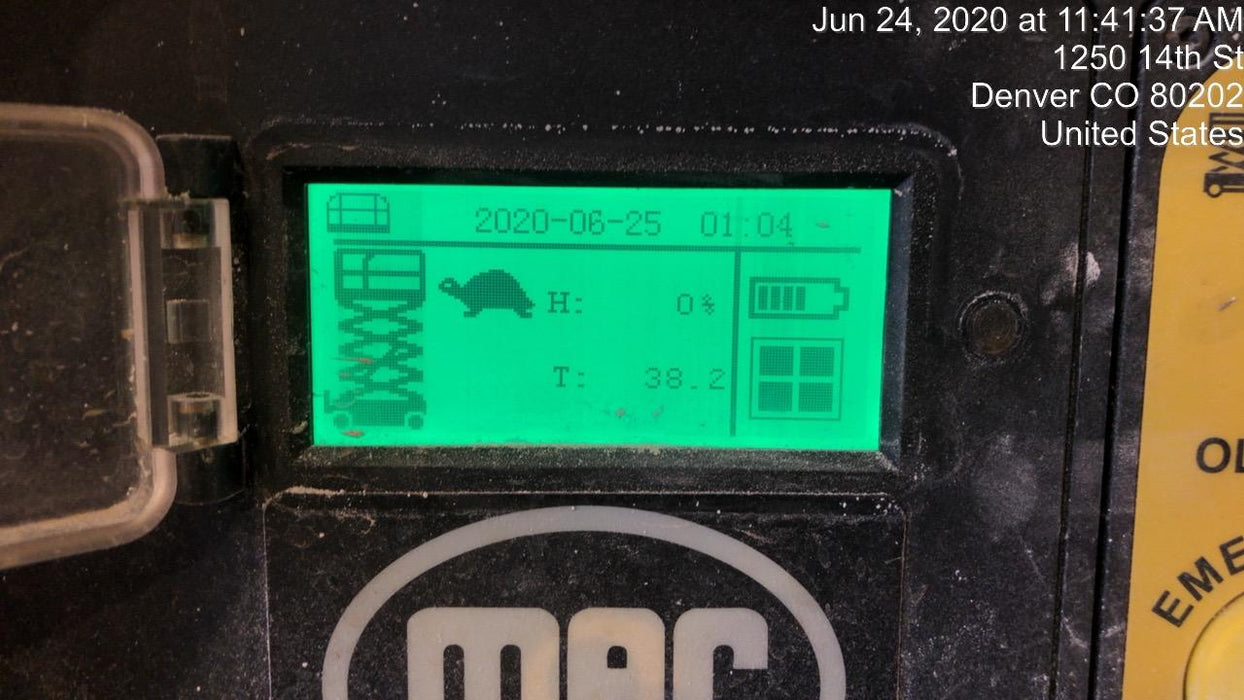 2019 MEC 1330SE Motion Alarm, Beacon, Includes MachineLink keypad and telematics device