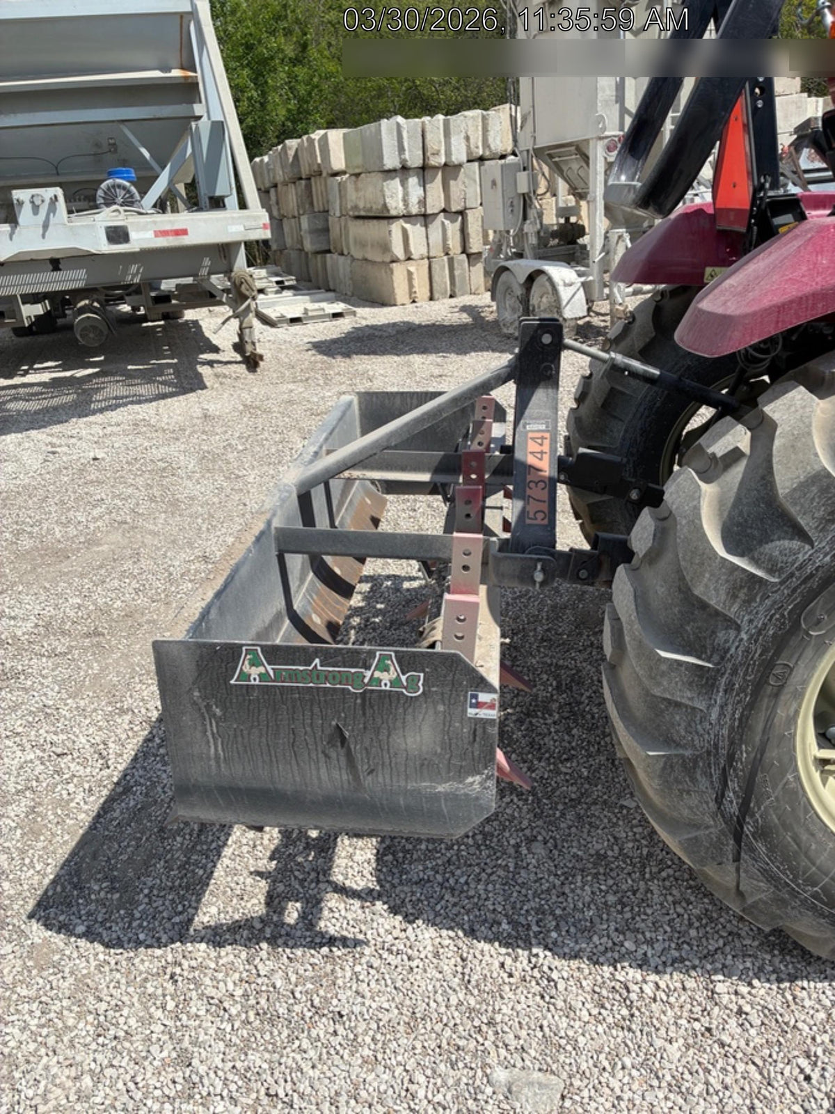 2025 ARMSTRONG AG MBB6 6' Box Blade