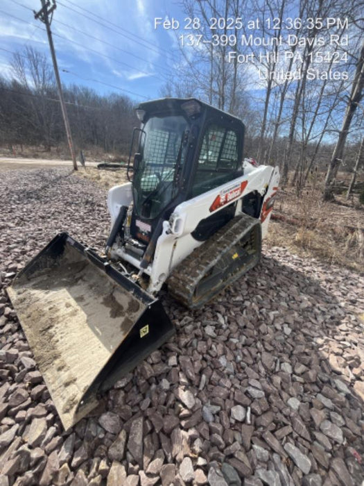 2023 Bobcat T62 68hp Doosan Diesel, Cab/Heat/Air, Rubber Tracks, Manual QC