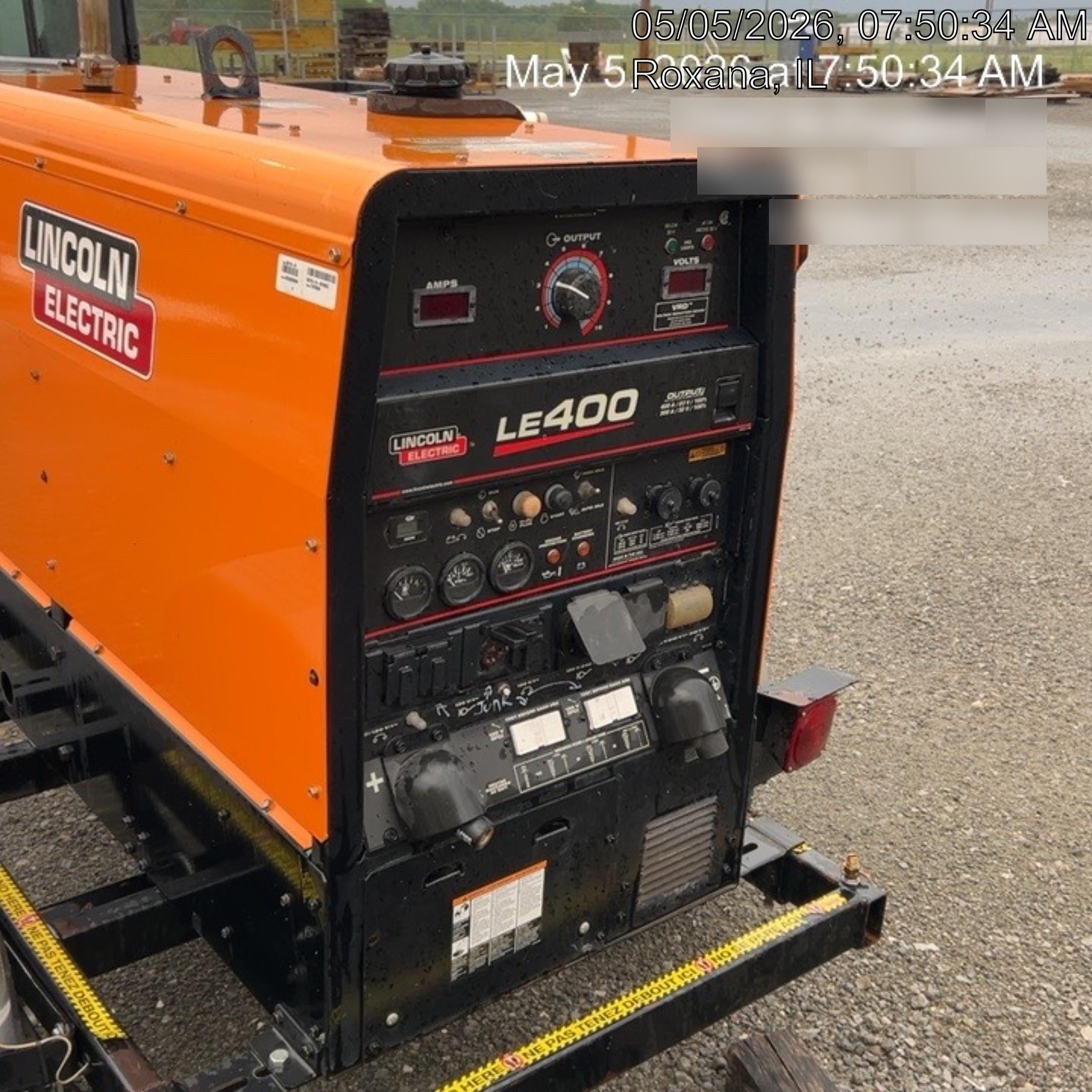 2022 Lincoln Electric LE400 Kubota V1505, Trlr, Cable Rack, Light Kit, ES Decals, T3