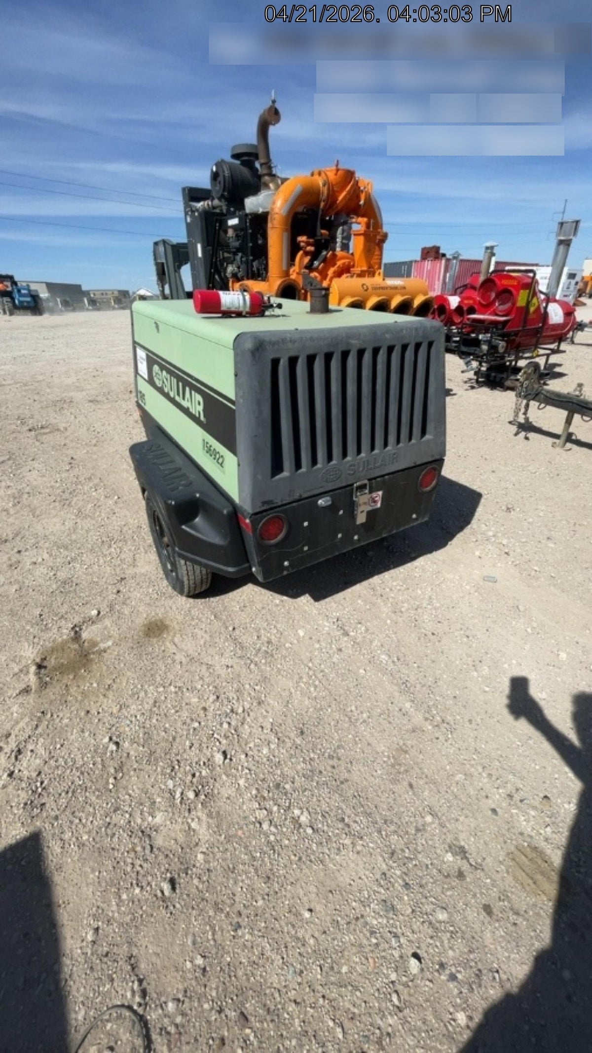 2021 SULLAIR 185D-DPQ KU4F