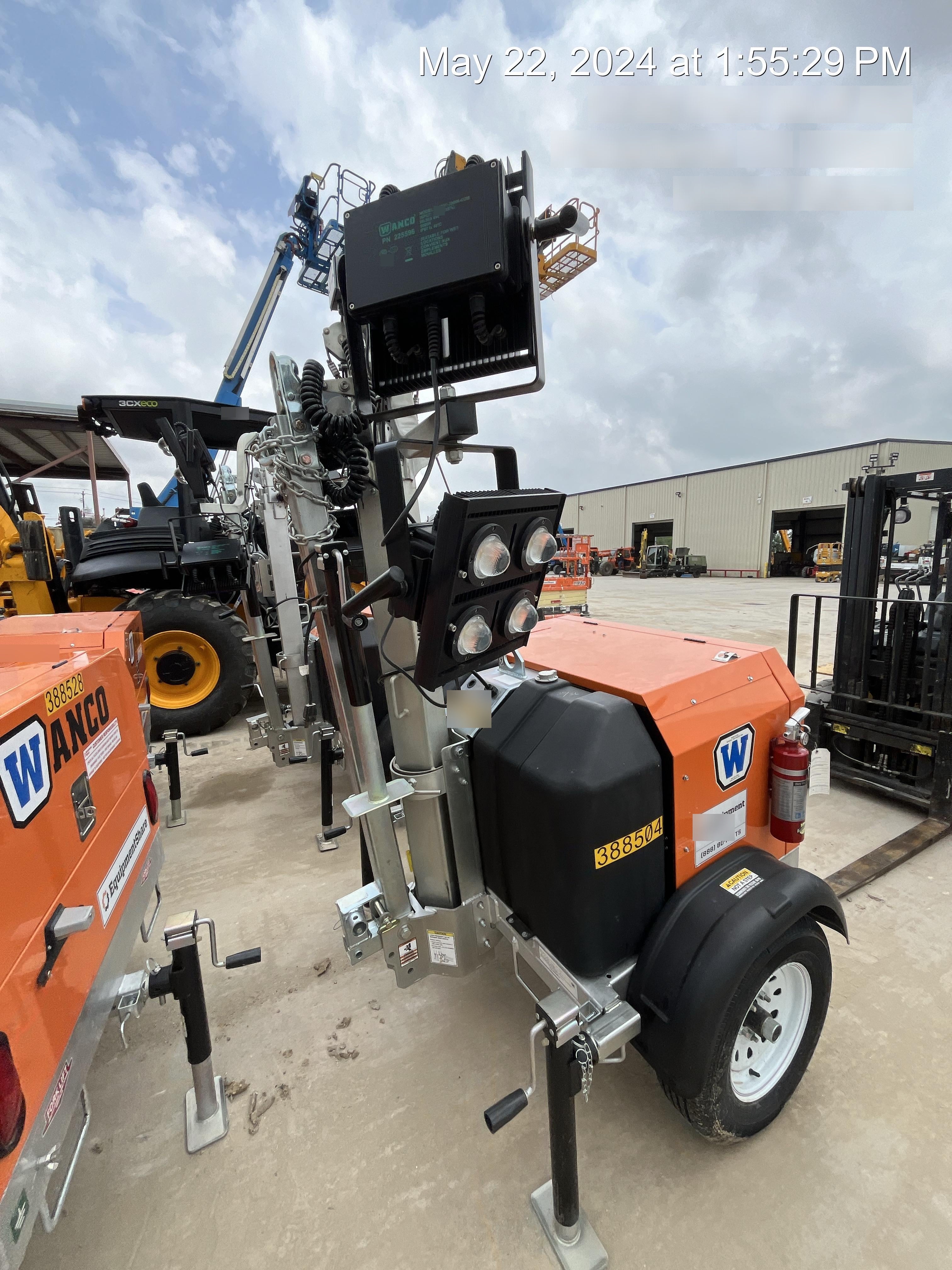 2024 Wanco WLTT-4MM4K Diesel, Deep Sea Controller, Shore Power Plug, Auto Start, (4) 350W LED Floodlights, 4kW Generator, 60 Gal Fuel Tank, 2" Ball, T3