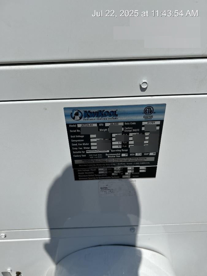 2023 KWIKOOL KPO5-43H