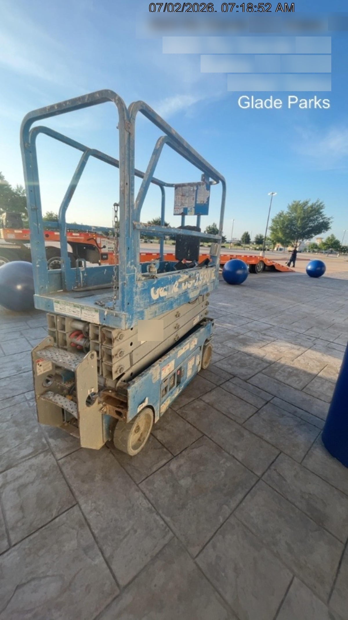 2018 Genie GS-1930 Genie GS-1930 w/Fixed Rail, Chain Entry
