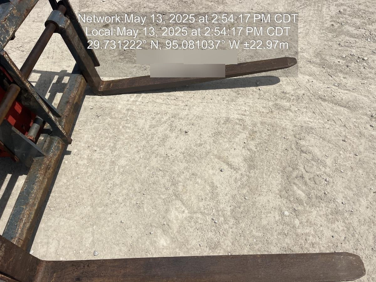 2018 Manitou MTA10055 Manitou MTA 10055 w/Cab/Heat/AC, Work Lights/Strobe, Aux Hyd, Solid Tires, Lift Hook, 66" Carriage, 60" Forks