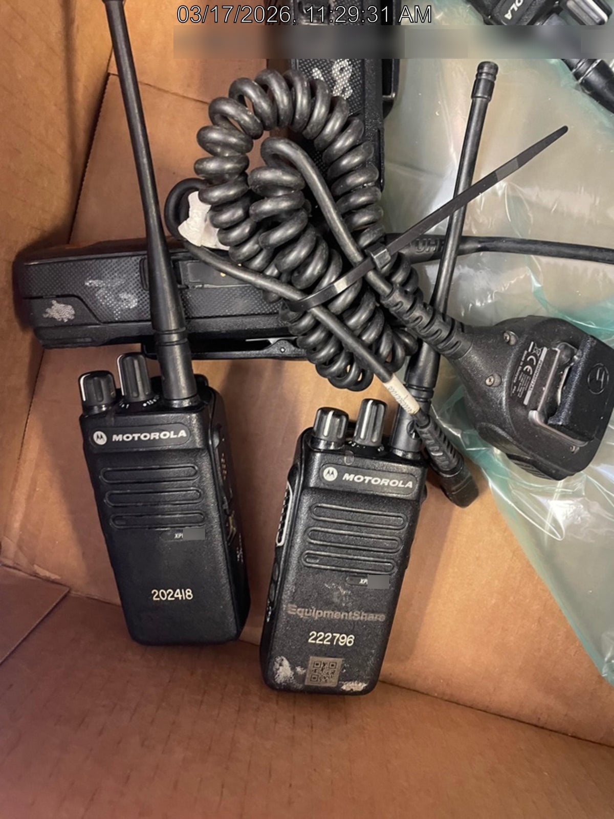 2022 MOTOROLA XPR3300E