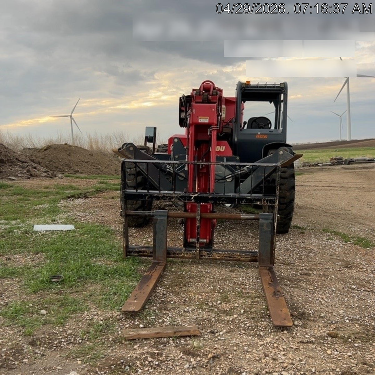 2018 Manitou MTA10055 Manitou MTA10055 - Canopy, Worklights, Beacon, 66" Carriage, 60" Forks, Solid Tires, Aux Hydraulics