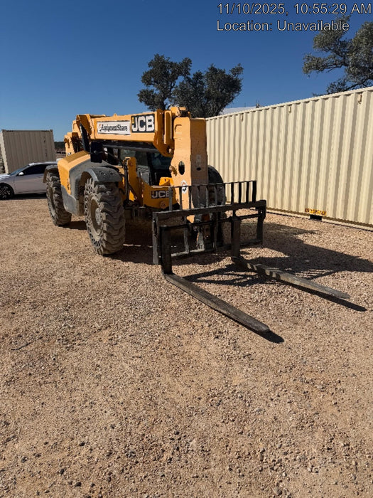 2018 JCB 509-42 JCB 509-42 Enclosed Cab, 74 HP, Solid Tires, Worklights, Beacon, Aux Hydraulics, Lifting Eye