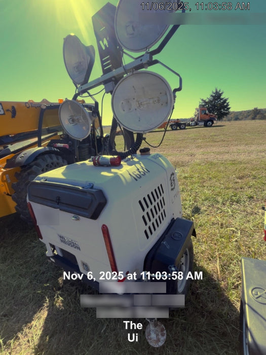 2018 Wacker Neuson LTV6L-MH Wacker Neuson LTV6L Mobile Light Tower w/Fuel Level Sensor Installed