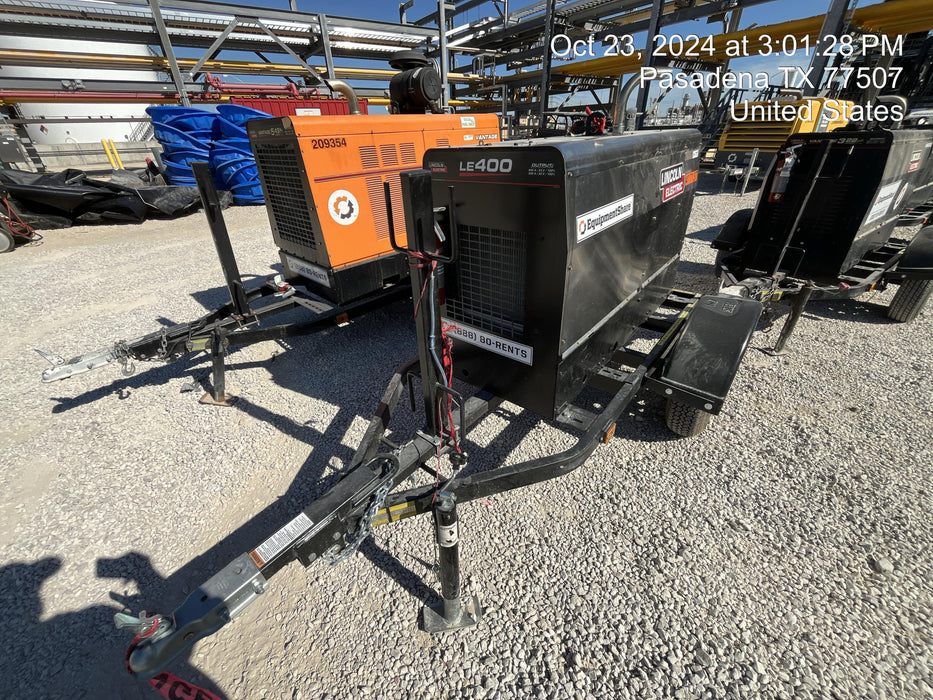 2024 Lincoln Electric LE400 Kubota V1505, Trlr, Cable Rack, Light Kit, ES Decals, T3