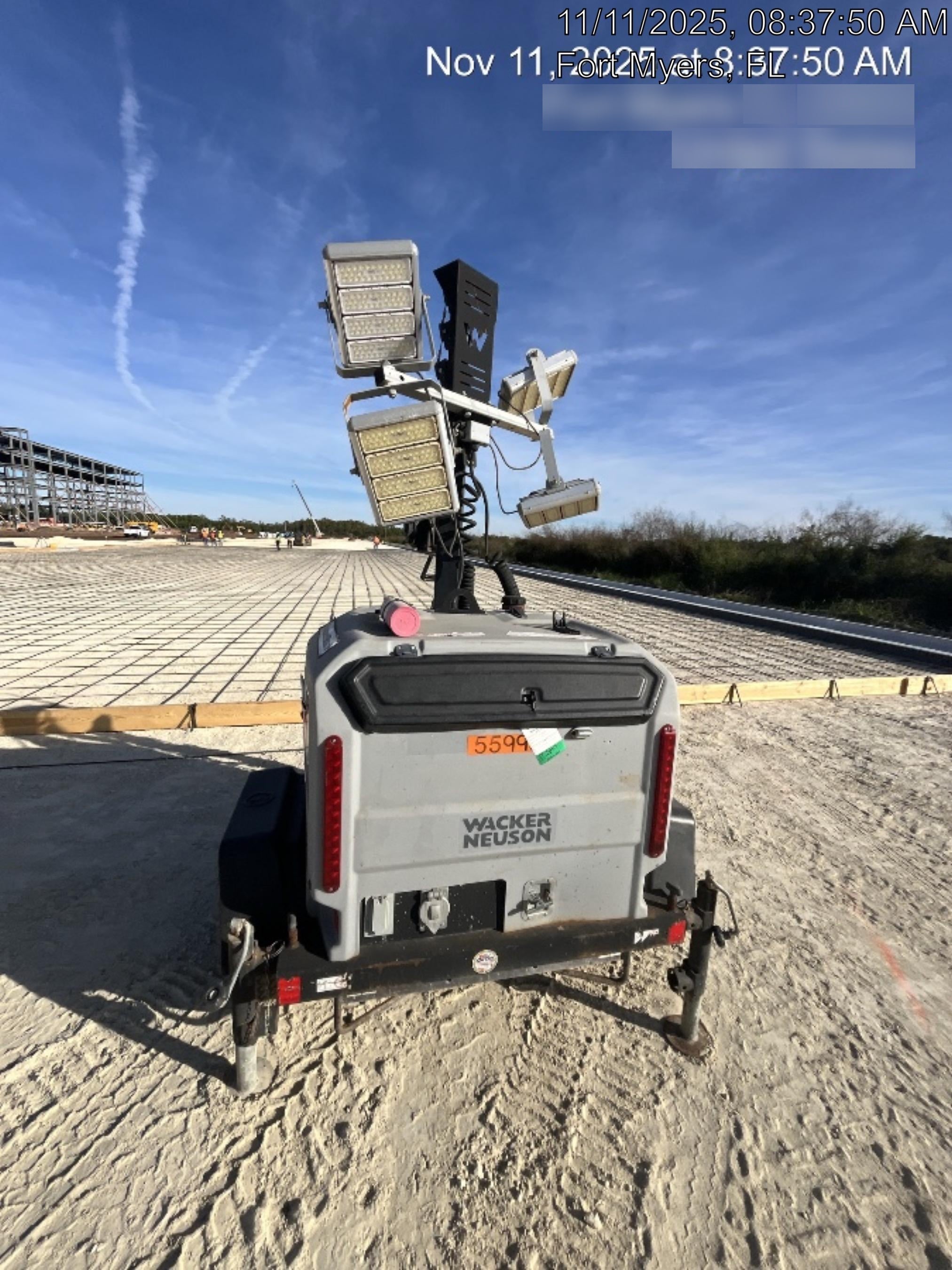 2019 Wacker Neuson LTV6K-LED Standard LED Towable Light Tower w/None