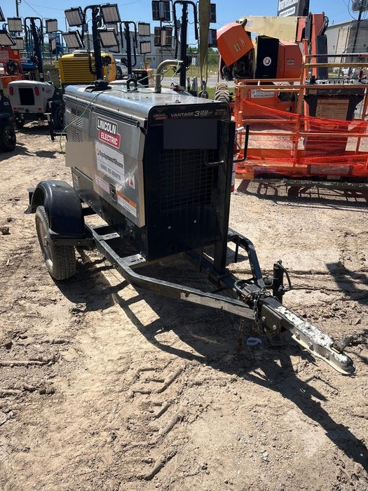 2019 Lincoln Electric Vantage 322 Lincoln Vantage 322 Welder w/Trailer, Light Kit, Cable Rack