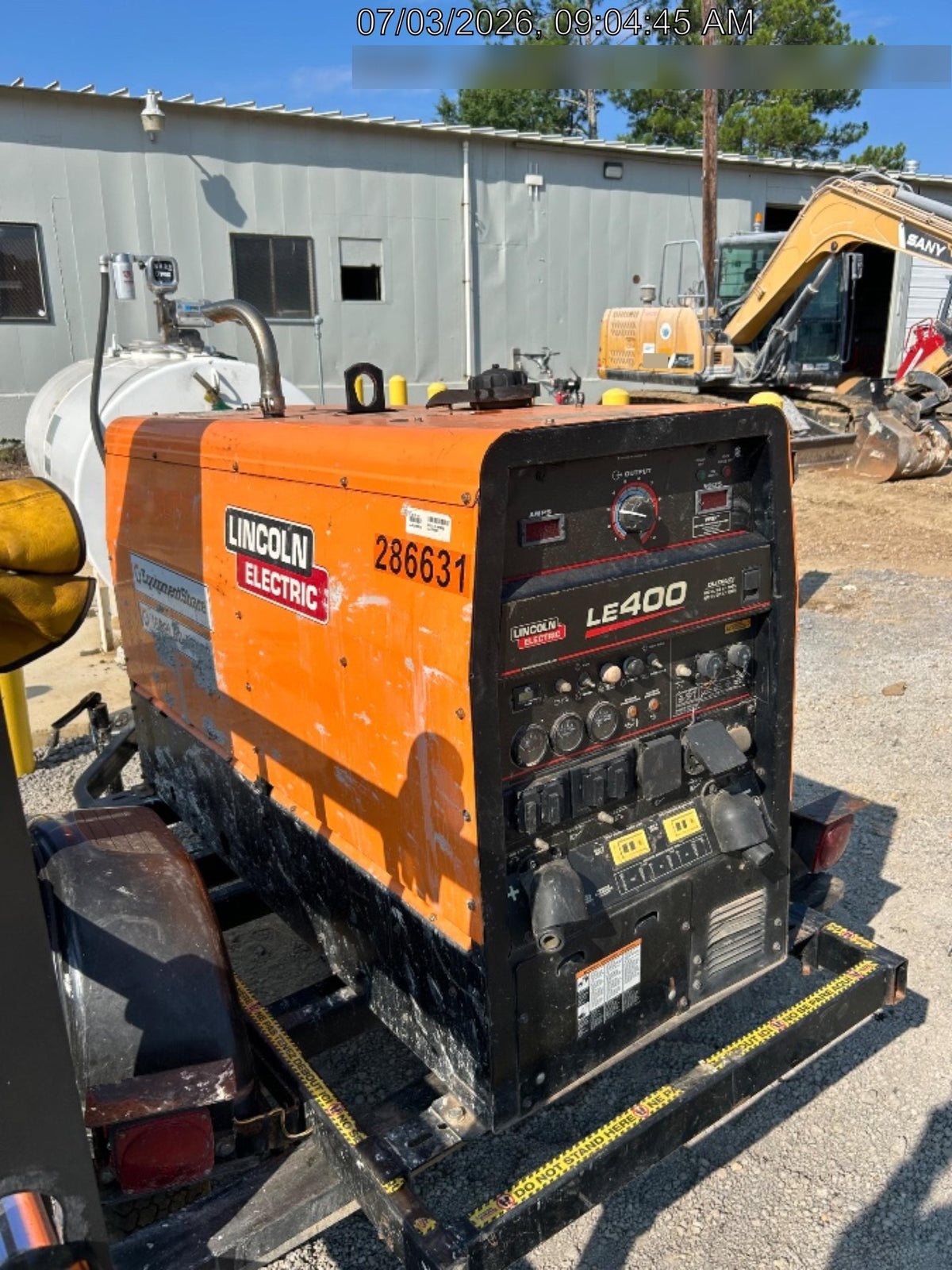 2022 Lincoln Electric LE400 Kubota V1505, Trlr, Cable Rack, Light Kit, ES Decals, T3