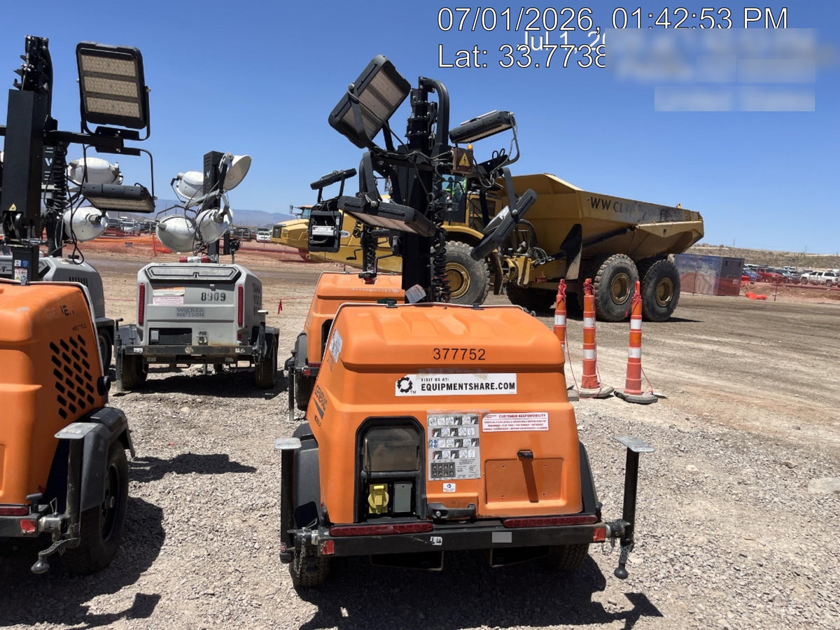 2023 Generac MLT2 Diesel, Flex Switch 120V Input, Powerzone Controller, 
(4) 320W LED Lights, 4kW Generator, 39.9 Gal Fuel Tank, 2" Ball, T3