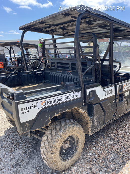 2018 Kawasaki MULE PRO-DX Kawasaki Mule 4x4 Diesel UTV w/Hard Top, Windshield, Beacon, Backup Alarm, ES Keypad/Hardware Installed