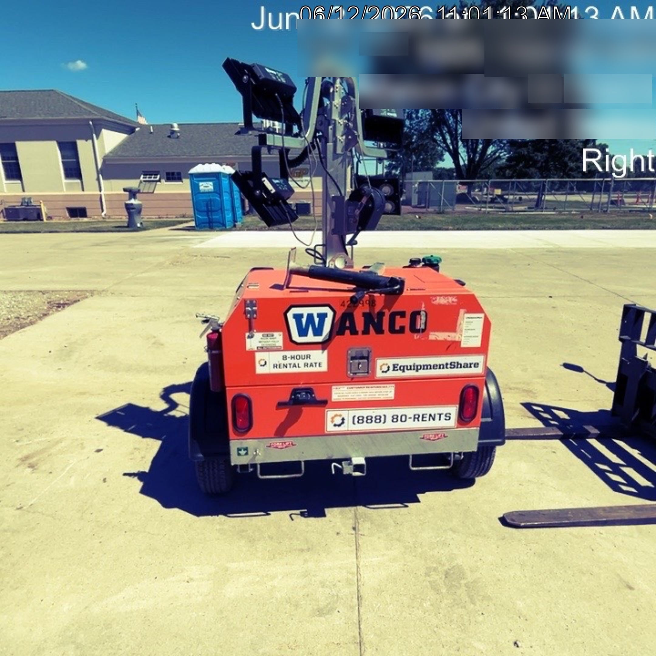 2024 Wanco WLTT-4MM4K Diesel, Deep Sea Controller, Shore Power Plug, Auto Start, (4) 350W LED Floodlights, 4kW Generator, 60 Gal Fuel Tank, 2" Ball, T3