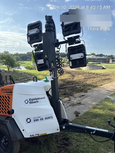 2024 Generac MLT2 Diesel, Flex Switch 120V Input, Powerzone Controller, 
(4) 320W LED Lights, 4kW Generator, 39.9 Gal Fuel Tank, 2" Ball, T3
