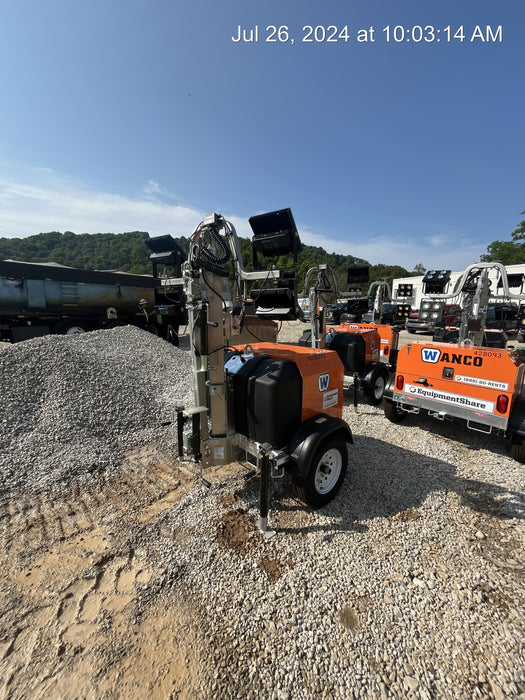 2024 Wanco WLTT-4MM4K Diesel, Deep Sea Controller, Shore Power Plug, Auto Start, (4) 350W LED Floodlights, 4kW Generator, 60 Gal Fuel Tank, 2" Ball, T3